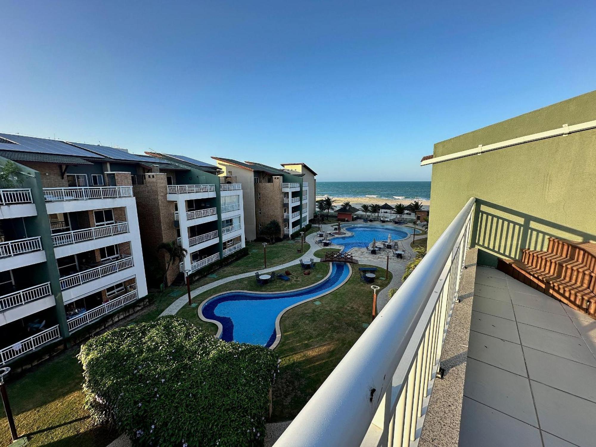 Terramaris - Aptos Vista Mar, Pe Na Areia, Vizinho Ao B Park Aquiraz Esterno foto
