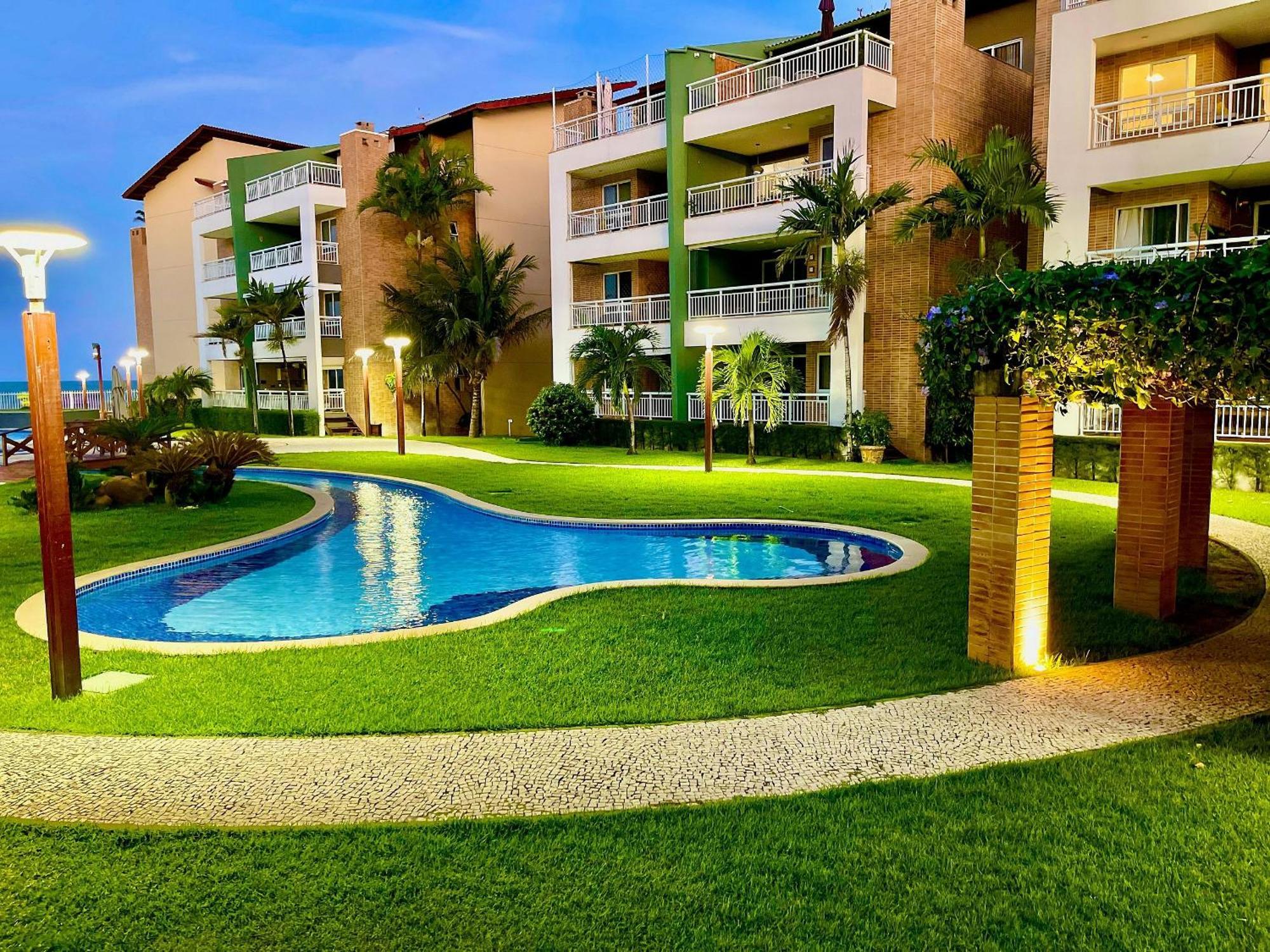 Terramaris - Aptos Vista Mar, Pe Na Areia, Vizinho Ao B Park Aquiraz Esterno foto