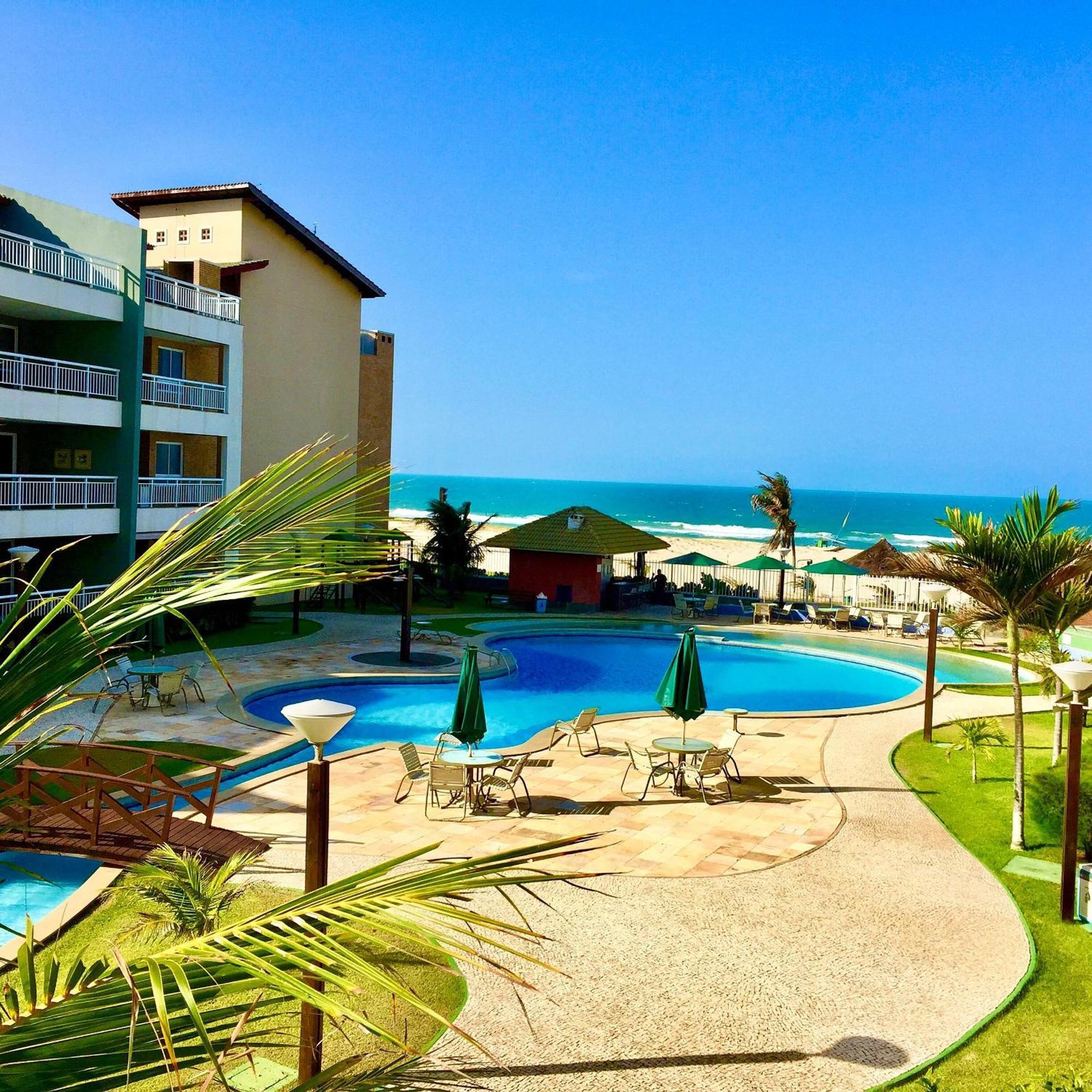 Terramaris - Aptos Vista Mar, Pe Na Areia, Vizinho Ao B Park Aquiraz Esterno foto