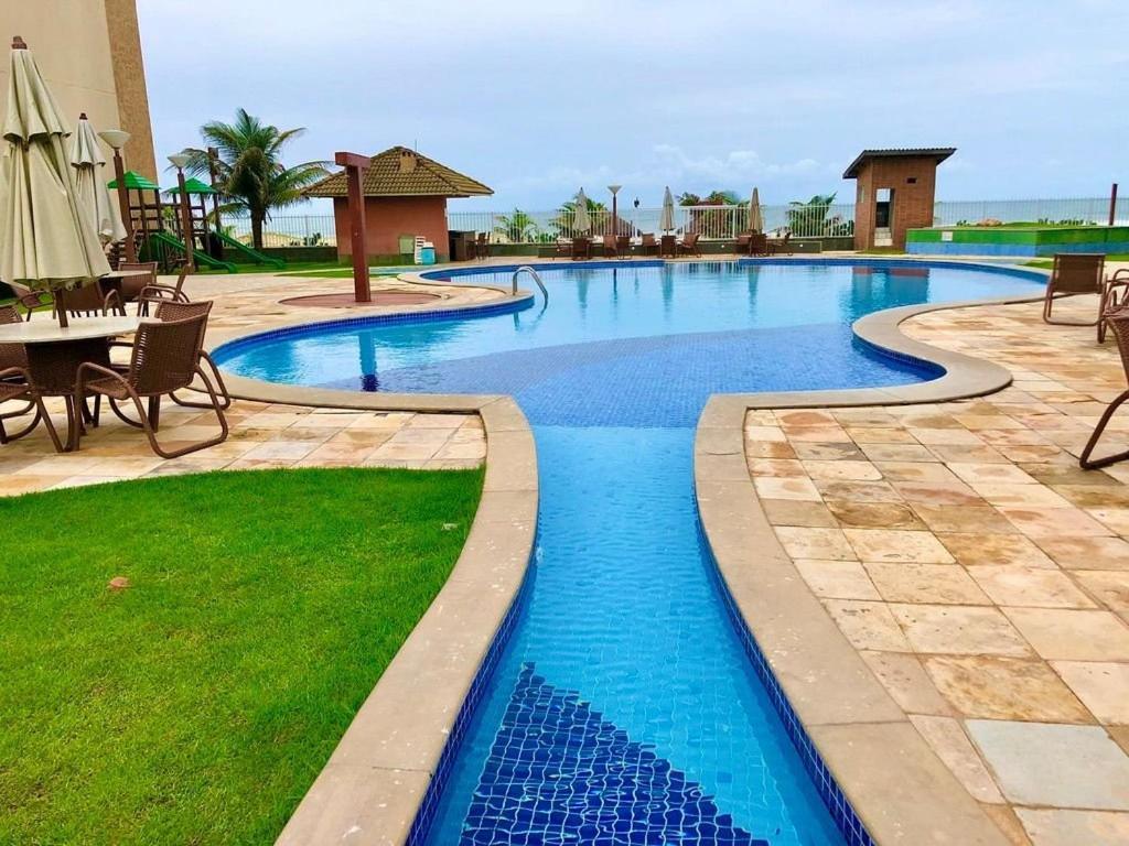 Terramaris - Aptos Vista Mar, Pe Na Areia, Vizinho Ao B Park Aquiraz Esterno foto