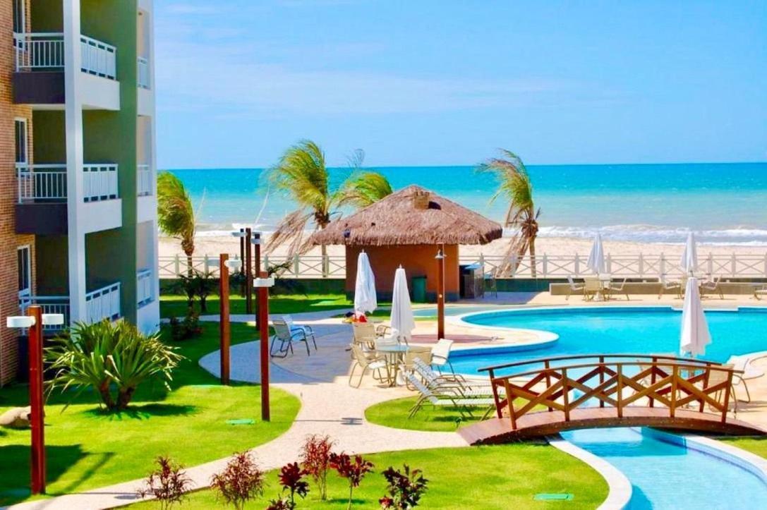 Terramaris - Aptos Vista Mar, Pe Na Areia, Vizinho Ao B Park Aquiraz Esterno foto